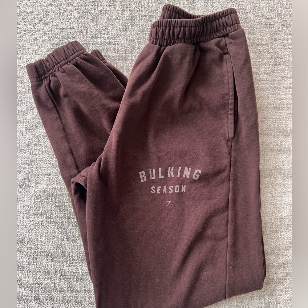 Gymshark Dark Brown Joggers